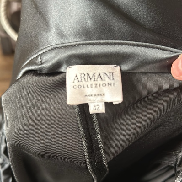 Armani collection size 8 one shoulder velvet dress - Picture 2 of 2